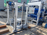 Machine à blocs creux en béton QT4-15, ligne de production de blocs creux en béton emboîtables, machine à fabriquer des briques à haute efficacité