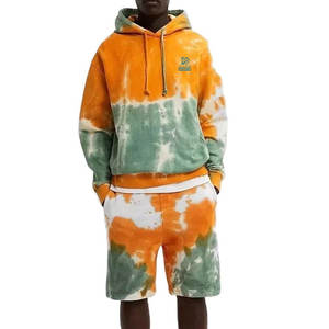 Conjunto de Sudadera con Capucha y Pantalones Cortos para Hombre, Ligero, Disponible en Todos los Tamaños, 100% Algodón, Cómodo, Transpirable, Ropa Casual de Otoño - Product Image 1