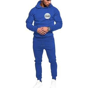 Ensemble 2 pièces de survêtements pour hommes, survêtement de sport complet décontracté et athlétique - Product Image 3
