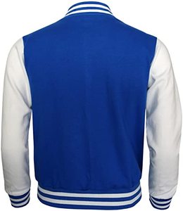 OEM personalizado al por mayor de béisbol prendas de vestir exteriores de los hombres Letterman liso en blanco Varsity chaquetas logotipo personalizado bordado - Product Image 6