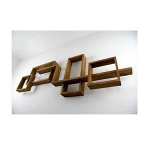 ของตกแต่งบ้านทำจากไม้ที่แขวนผนังดีไซน์ทันสมัย - Product Image 3