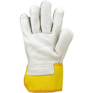 Guantes deportivos profesionales de cuero de grano de vaca de alta resistencia cómodos trabajo de seguridad industrial protección de manos - Product Image 2