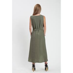 ชุดเดรสวิสคอสของผู้หญิงพร้อมเข็มขัดคาดเอวมีหลายสีให้เลือกแบบอิตาลีในฤดูใบไม้ผลิฤดูร้อน - Product Image 4