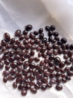 Naturel Six Ligne Étoile Rubis Pierre Précieuse Étoile Rubis Fabrication de Bijoux Pierre Étoile Rubis Pierre Précieuse Lâche Et Lisse,