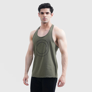 2025 classique Gym débardeur pour hommes 100% coton respirant grande taille pour musculation et Fitness entraînements Logo personnalisé OEM entretenu - Product Image 2