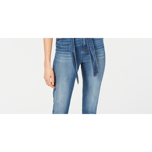 Jeans Skinny a Vita Bassa da Donna Vanilla Star con Cintura, Taglia 15, Blu Denim Traspirante, Stile Boyfriend, Pantaloni a Sigaretta, Vestibilità Ampia, con Logo - Product Image 2