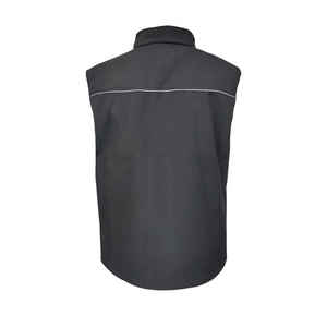 Casual Clothing Outdoor Hiking Softshell Vest Breathable Fleece Softshell Vest - Product Image 3