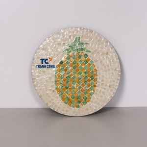 Mantel de mesa decorativo hecho a mano con incrustaciones de fregona de lujo para hoteles boutique, restaurantes y eventos de bodas - Product Image 3