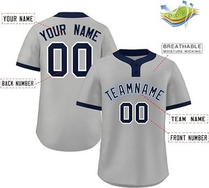 Uniforme de baseball à sublimation personnalisée de haute qualité Design professionnel Maillot de baseball personnalisé pour jeunes - Product Image 2