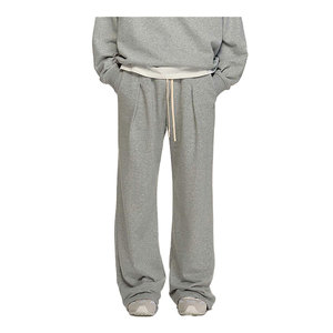 กางเกงผู้ชายใส่สบายทุกวันทำด้วยผ้าขนแกะเทอร์รี่ผ้าฝ้ายแห้งเร็วชุดกีฬาสำหรับยิมและกลางแจ้ง - Product Image 4