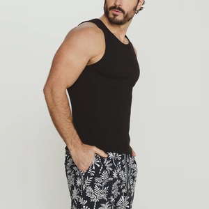 Wholesale Custom High Quality Men Cotton Fitness Vest Ribbed <b>Singlet</b> Gym Outdoor <b>Running</b> Sports Plain Training Tank Tops - Product Image 3