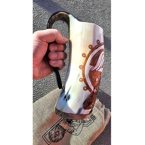 HF Crafts – Tasses à boire artisanales en corne de buffle, de vache ou d'âne, polies, de qualité supérieure, écologiques, portables et personnalisables - Product Image 1