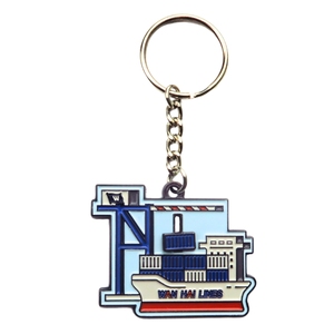 Porte-clés personnalisé porte-clés coulissant artisanat en métal promotionnel - Product Image 1