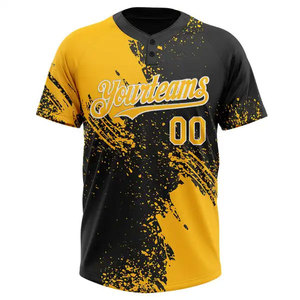 Camiseta de béisbol de compra nueva de fábrica superventas Venta caliente traje de moda camiseta de béisbol de hombre económica - Product Image 5