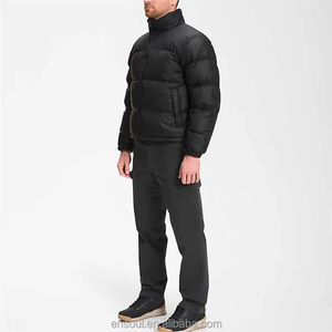 Nouveaux manteaux d'extérieur légers personnalisés fabrication de haute qualité vestes d'hiver bouffantes hommes grande taille veste à bulles épaisses - Product Image 3