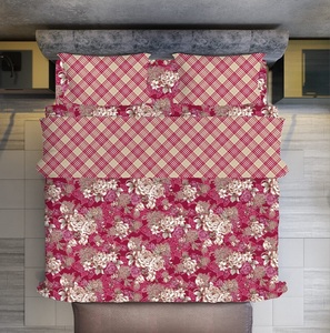 Ensemble de literie en microfibre Queen Size 400TC avec 1 drap housse 2 taies d'oreiller résistant à la décoloration Durable lavable pour hôtels hôpitaux - Product Image 4