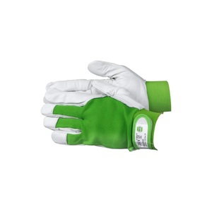 Gants de sport en cuir de vache rouge combinaison rouge blanc avec tissu gants de main utilisés gants de travail produit multi-usages - Product Image 2