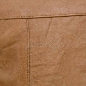 Chaleco de cuero de diseño personalizado para hombre, chaleco de cuero de Color sólido, ropa de calle, chaleco de cuero sin mangas para hombre - Product Image 5