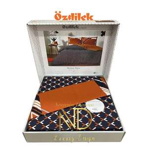 Juego de funda nórdica Özdilek Kudonta Orange Double Ranforce - Product Image 2