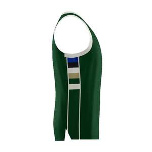 Maillots de basket-ball professionnels vêtements de sport d'équipe personnalisés séchage rapide évacuation de l'humidité broderie OEM ODM approvisionnement 2025 - Product Image 4