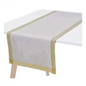 Hot Selling Customized Printed Embroidered Table Runner Pure Cotton Material with Woven Technics and Customized Label - Product Image 3