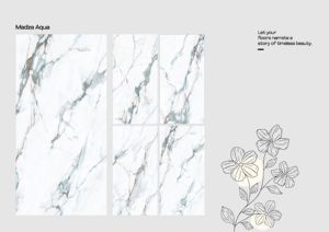 ANNEXY 600x1200mm Statuario Azulejos de porcelana blanca Aspecto de mármol duradero Antibacteriano para diseño gráfico de acento de habitación para exportación - Product Image 2