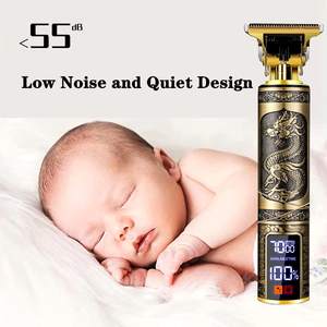 Recortadora de Pelo Profesional Inalámbrica para Hombre, Cuchilla en T, Afeitadora Eléctrica de Barba con Ajuste a Cero, Recargable, Resistente al Agua IPX7, con Batería - Product Image 2