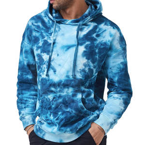 Sweats à capuche légers Tie Dye pour hommes utilisation en extérieur hommes Tie Dye Hoodies surdimensionnés hommes Tie Dye Hoodies - Product Image 1