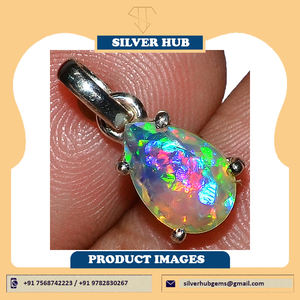 Colgante de ópalo etíope de Plata de Ley 925, joyería de alta calidad a la venta - Product Image 6