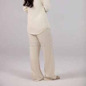Design unique, faible MOQ, basiques décontractés pour femmes, écologiques, respirants, grandes tailles, hiver, couleur unie, légers, couleurs personnalisables - Product Image 4