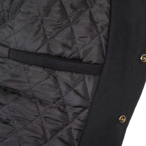 Veste d'université Letterman vintage pour hommes de haute qualité OEM personnalisée en cuir à manches Chenille Broderie Bomber Flight Baseball Team - Product Image 4