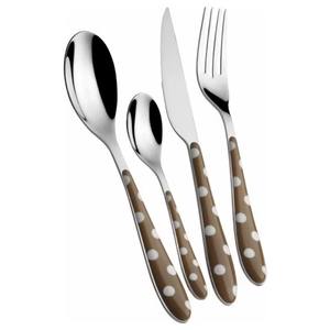 Couverts en acier inoxydable plaqué couleur argent à poignée de designer couverts utilisés pour la maison mariage café usage quotidien lot de 4 produits - Product Image 3