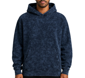 Sudadera con Capucha de Algodón 100% Lavado al Ácido, Gruesa y Suave, con Capucha Ajustable, Personalizable, Estilo Urbano, para Invierno, Venta al Por Mayor con Garantía Comercial - Product Image 4