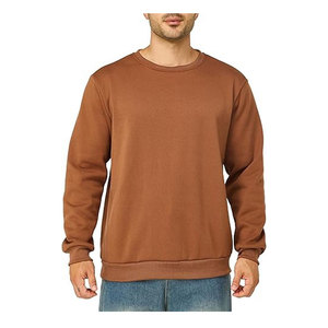 Sweat-shirts à capuche professionnels 100% coton, sweat-shirts en polyester vierges, col rond, impression de logo personnalisé, design de sweat-shirt à enfiler - Product Image 2