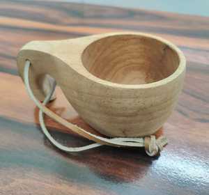 <b>Personalized</b> wooden cup Wooden Drinking Cup for Camping Outdoor Rustic tea cup Solid Natural Wood <b>Coffee</b> - Product Image 6