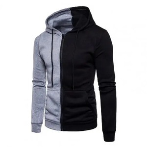 Sweat à la mode manteau poches avant chaud fermeture éclair laine d'agneau veste hommes et femme hiver couleur Pure en peluche doublé Cardigan à capuche - Product Image 6