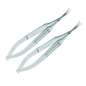 Ciseaux à micro-spring en acier inoxydable de 12 cm, outil de précision pour la beauté, les ongles et les travaux manuels, pour logo personnalisé sur les ongles par INNOVAMED - Product Image 1