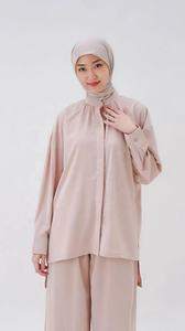 Hijab de yoga absorbant la transpiration, hijab d'entraînement, khimar de sport, couleur personnalisée, vêtements pour femmes, vêtements pour filles, sexy, sport - Product Image 3