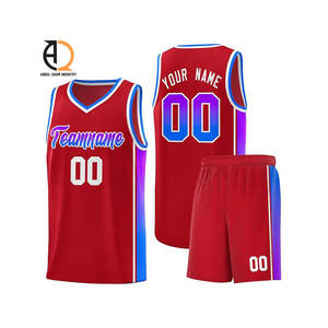 ชุดเสื้อบาสเก็ตบอลทีมใหม่ชุดบาสเก็ตบอลสำหรับผู้ใหญ่ชุดบาสเก็ตบอลแฟชั่นพิมพ์ตามสั่ง - Product Image 3