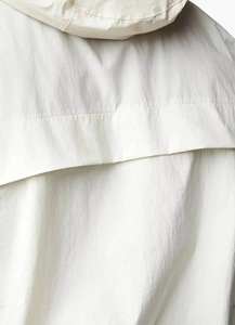 <b>Men's</b> Hooded Windproof <b>Half</b>-<b>Zip</b> <b>Jacket</b> Solid Color Sporty Outdoor Wear Spring Regular Fit Polyester Shell - Product Image 5