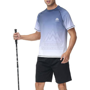 Ropa de Compresión para Hombre, Camiseta de Protección Solar Personalizada para Venta al por Mayor, Camiseta de Protección Solar de Secado Rápido de la Mejor Calidad - Product Image 5