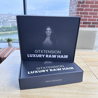 Boîtes d'expédition en carton ondulé personnalisées avec logo, en gros, noires et roses, petites boîtes d'expédition en carton pour cadeaux, vêtements, emballages