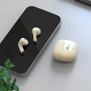 Auriculares Inalámbricos BT DIGITALOME OEP-02 con Estilo Intraural y Micrófono Color Beige, Audífonos Tipo C para Gaming y Teléfonos Móviles - Product Image 3