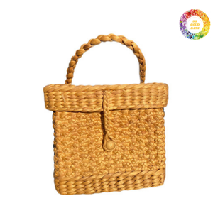 Low-Cost Handmade Water Hyacinth Tote Beach <b>Bag</b> with Tassel - Wholesale Summer Straw Handbags for Stylish Women - Product Image 4