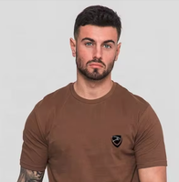 Camiseta de Verano de Poliéster/Algodón de Alta Calidad OEM, Talla Grande, con Logotipo Personalizado, Diseño Propio