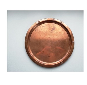 Nuevo Plato de Servir de Metal para Servir Alimentos, Bandeja de Metal en Estilo Nuevo, Bandeja de Servir de Cobre Puro con el Último Diseño - Product Image 2