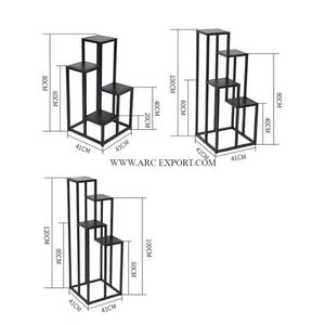 Juego de 2 soportes Harlow para decoración del hogar con recubrimiento en polvo rosa y blanco, diseño de hojas de calidad de lujo, soportes Harlow de hierro metálico - Product Image 2