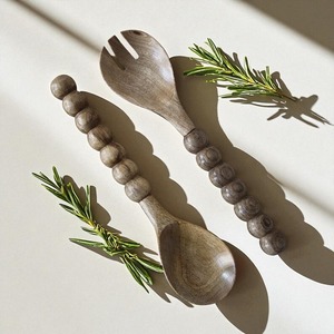 Handmade Natural Wood Organic Spoons for for Nonstick Cookware <b>Set</b> of 5 <b>Wooden</b> Spoons for Cooking Indian Non Stick - Product Image 5