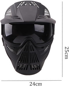 <span class=keywords><strong>Airsoft</strong></span> masker taktis wajah penuh dengan lensa pelindung mata untuk Halloween CS permainan bertahan hidup topeng Cosplay menembak - Product Image 2