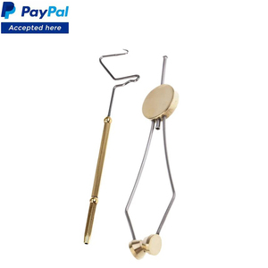 Kit d'outils de montage de mouches de pêche, Pince de pêche, Finitionneur de bobines, Ciseaux, Empileur de plumes de hackle - Acier inoxydable japonais 410 pour la pêche à la mouche SIGAL - Product Image 5